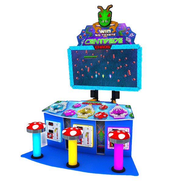 Centipede Chaos Arcade Game at GameTime Miami, Fort Myers, Ocoee, Mega Arcade Restaurant & Sports Bar