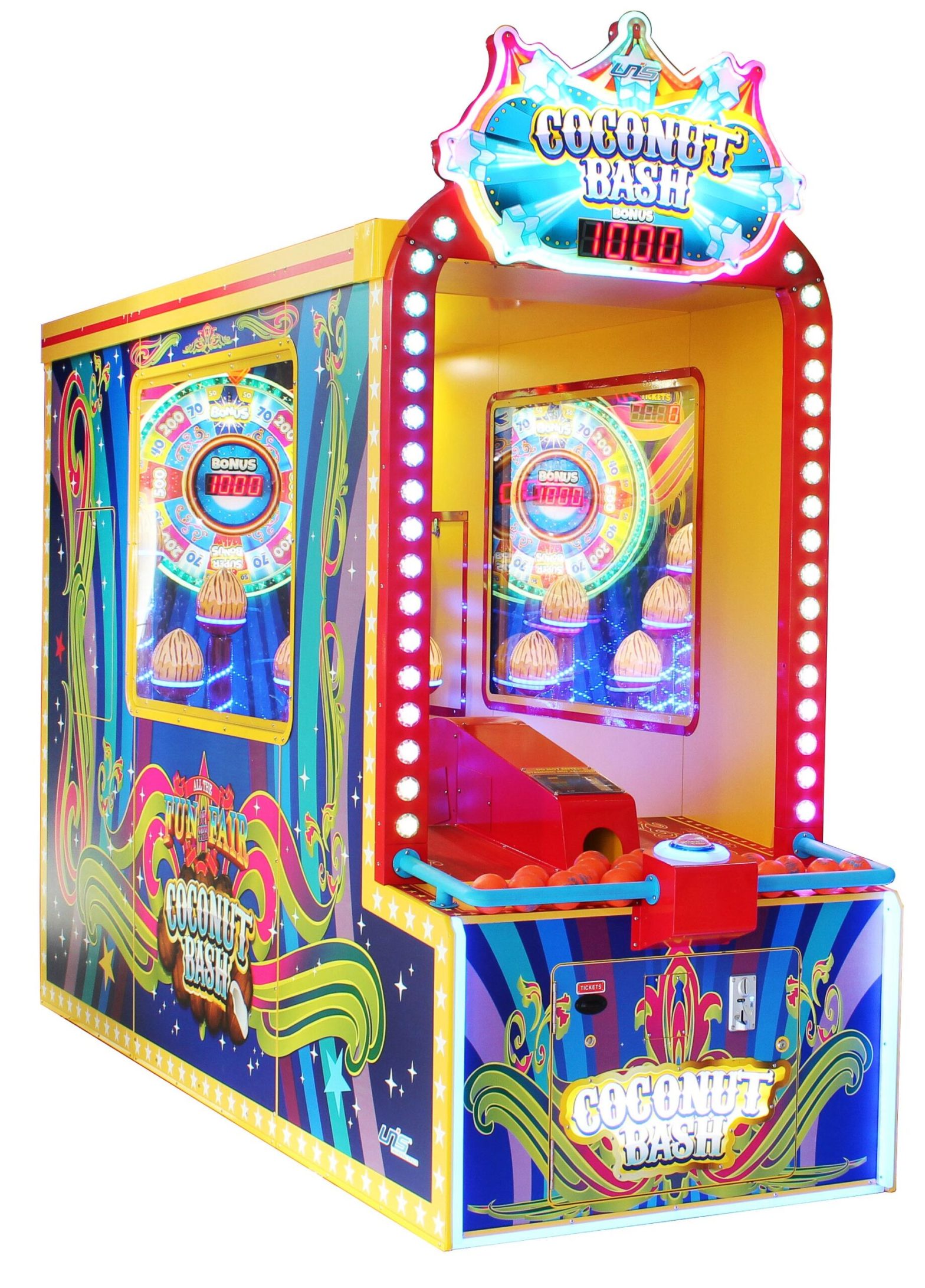 Coconut Bash at GameTime Miami, Fort Myers, Tampa, Ocoee, Mega Arcade Restaurant & Sports Bar