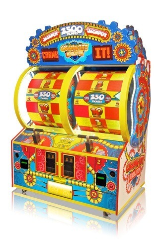 Crank it up Revolution game at GameTime Miami, Tampa, Mega Arcade, Restaurant, Sports Bar