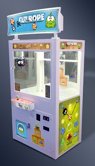 Cut the rope arcade redemption prize game at GameTime Miami