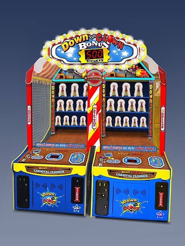 Down the Clown Carnival Arcade Video Game GameTime