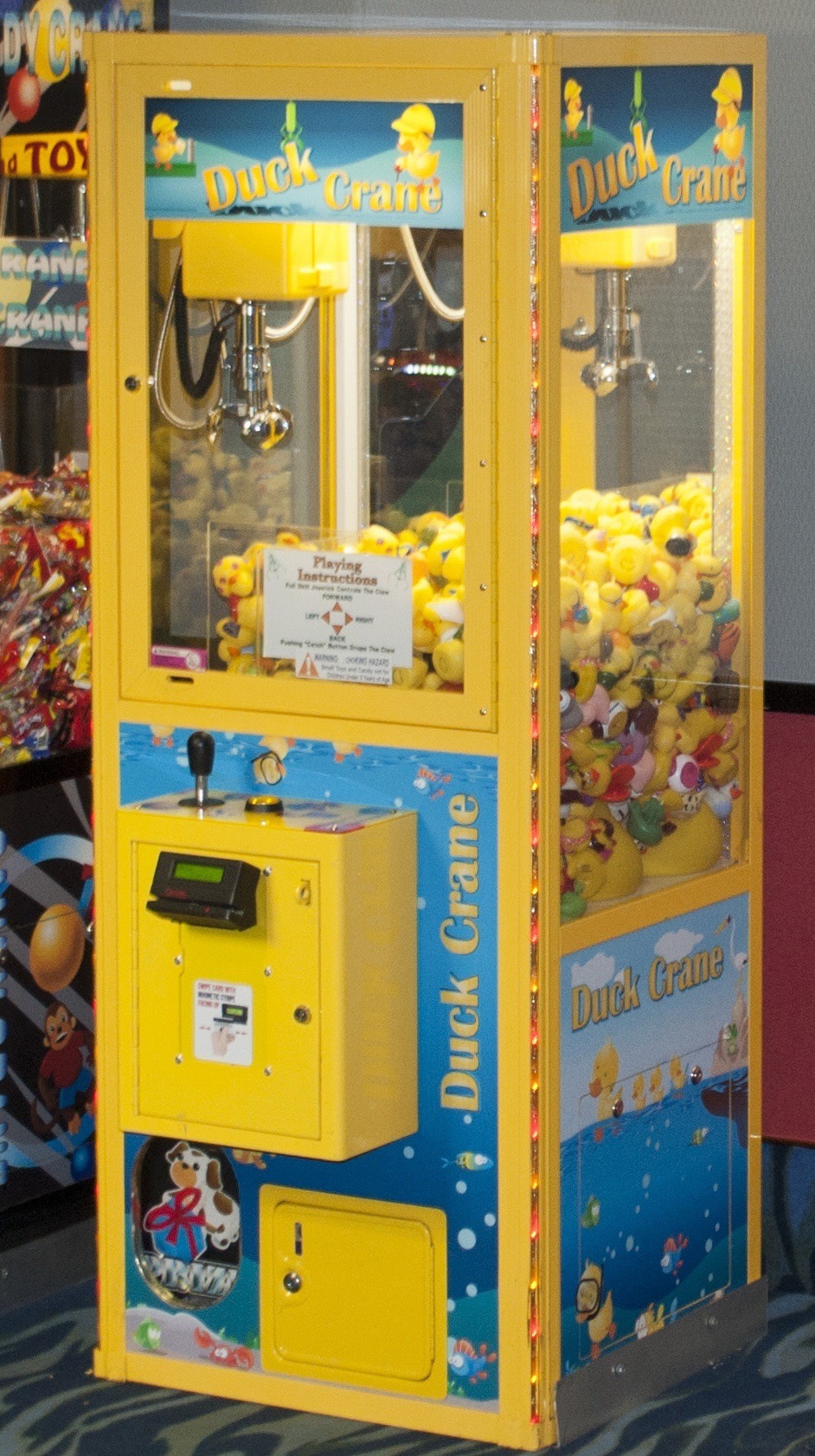 Play Duck Crane win at GameTime arcade
