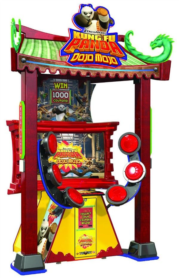 Kung Fu Panda video arcade games at GameTime Miami, Fort Myers, Tampa, Ocoee, Kissimmee Mega Arcade Restaurant & Sports Bar