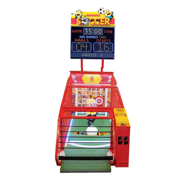 Despicable Me Minions Soccer video arcade games at GameTime