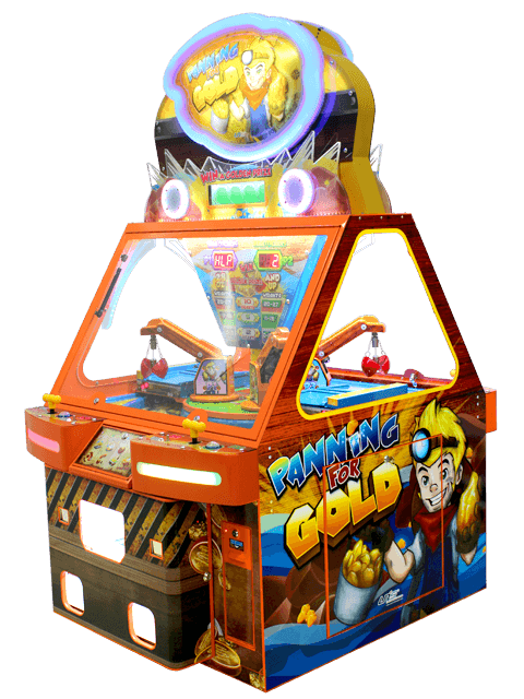 Panning for Gold video arcade games at GameTime Miami, Fort Myers, Tampa, Ocoee, Kissimmee, Daytona Mega Arcade Restaurant & Sports Bar