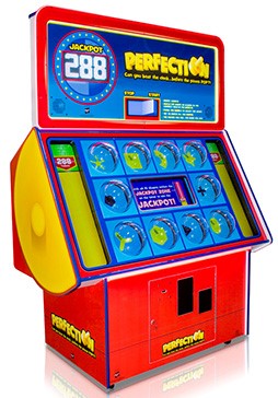 Perfection arcade game at GameTime Arcade, Restaurant & Sports Bar