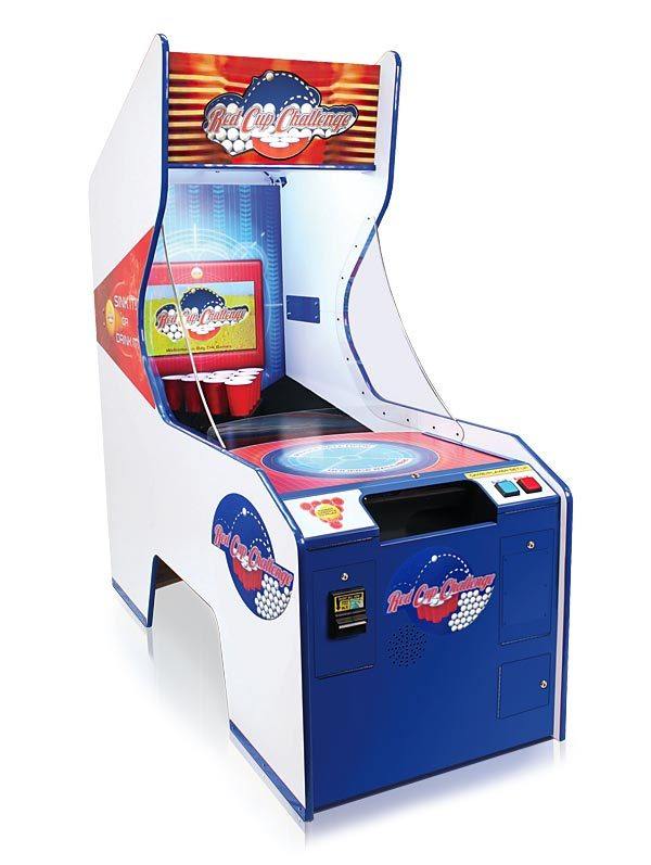 Red Cup Challenge Beer Pong Arcade Video Game GameTime
