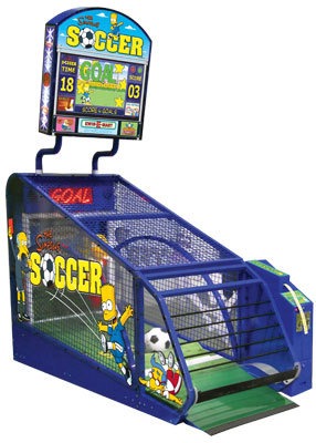 Coastal Simp Soccer Ball video arcade games at GameTime Miami, Tampa, Mega Arcade, Restaurant, Sports Bar