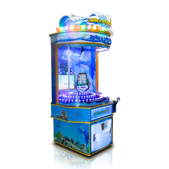 Spin A Dolphin Arcade Game at GameTime Arcade, Restaurant, Sports Bar with locations in Miami, Fort Myers, Tampa, Ocoee, Kissimmee and Daytona
