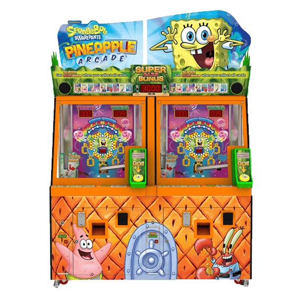 Sponge Bob Pineapple Game at GameTime Miami, Fort Myers, Tampa, Ocoee, Kissimmee, Daytona Mega Arcade, Restaurant, and Sports Bar