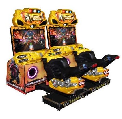 Raw thrills super bikes video arcade games at GameTime