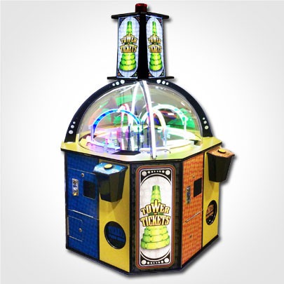 Tower of Tickets video arcade games at GameTime Miami, Fort Myers, Tampa, Ocoee, Kissimmee, Daytona Mega Arcade, Restaurant, Sports Bar