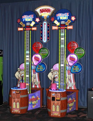 Whack-n-Win arcade games at GameTime Miami, Fort Myers, Tampa, Ocoee, Kissimmee, Daytona, Mega Arcade, Restaurant, Sports Bar