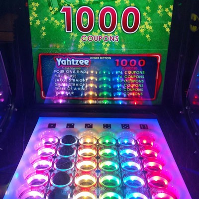Yahtzee redemption arcade game image coastal amusements at GameTime