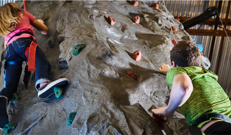 Rock Climbing Wall at GameTime Euless and Houston